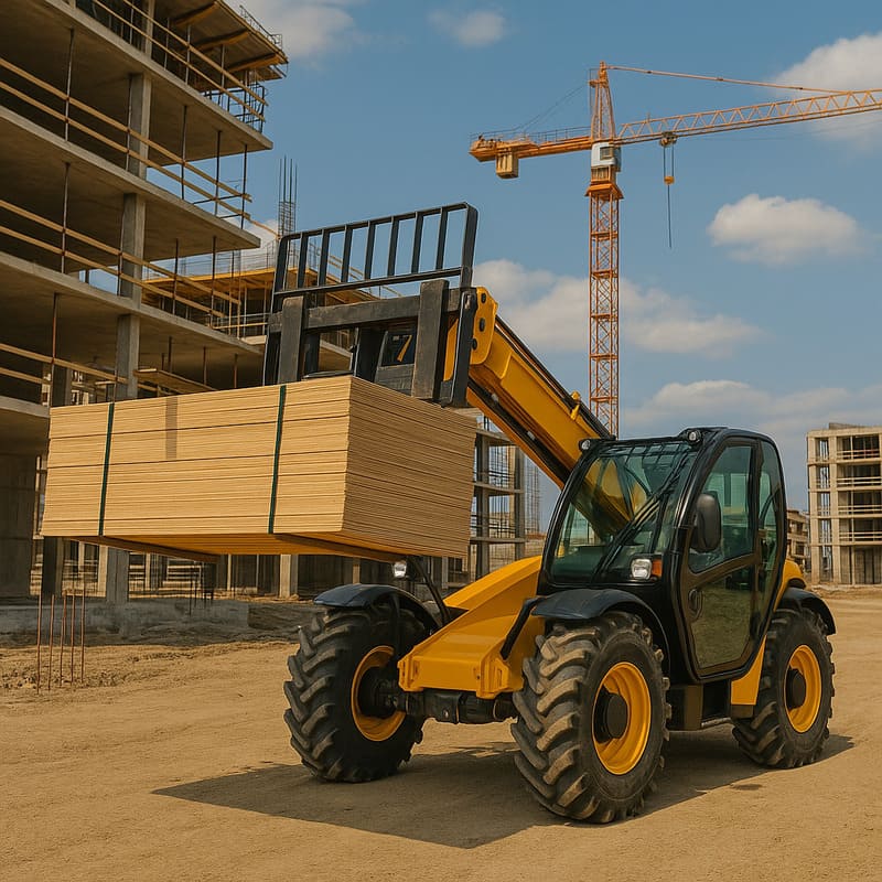 Construction Site Telehandler