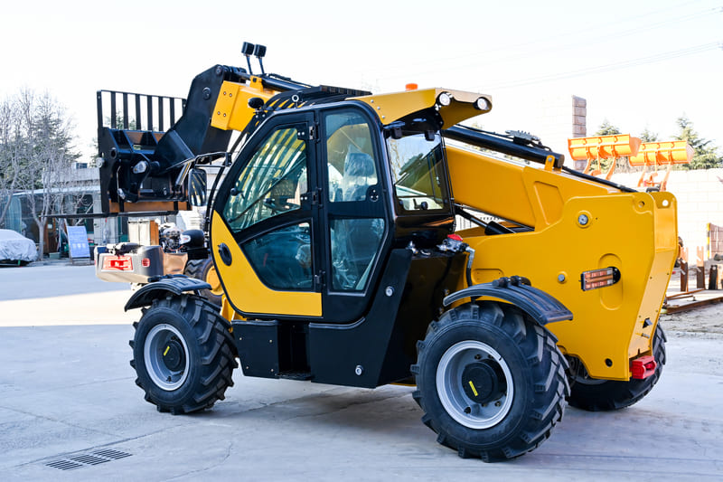 Telescopic Loader - Rear Angle View