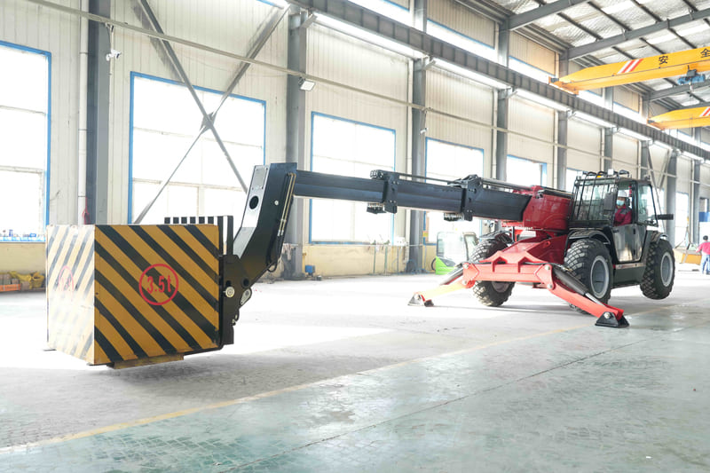 T1850 Telehandler - 3.5 Ton Weight Test