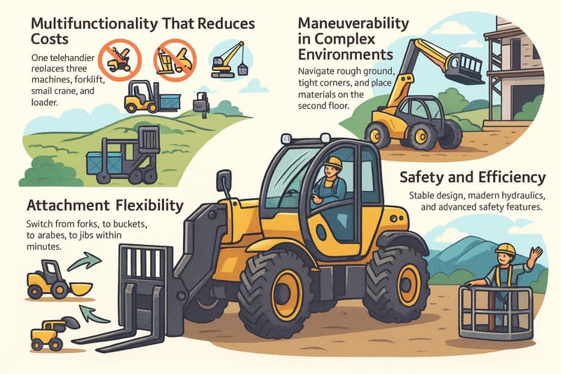 Advantages of Telehandler