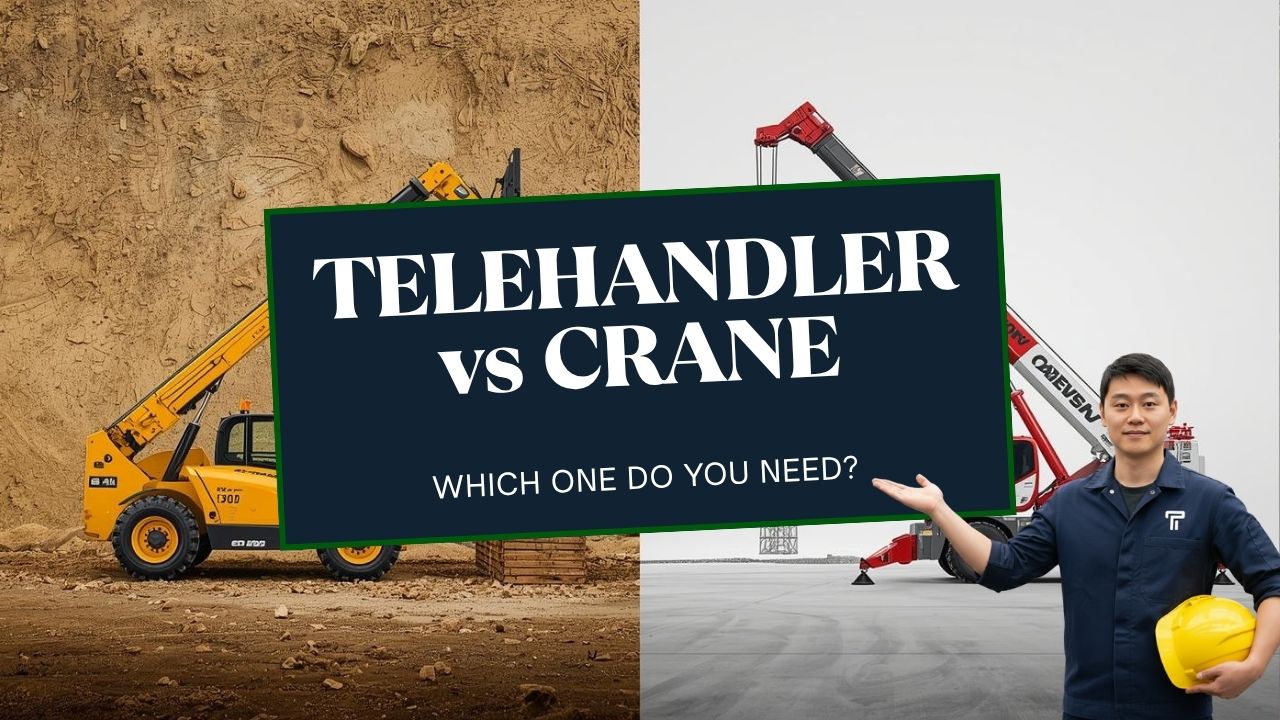 Telehandler vs Crane: What’s the Difference?
