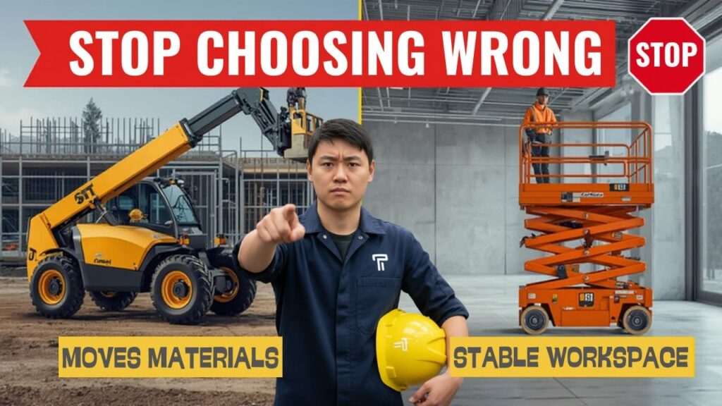 Telehandler vs. Scissor Lift: How to Choose the Right Tool for Your Height Work?