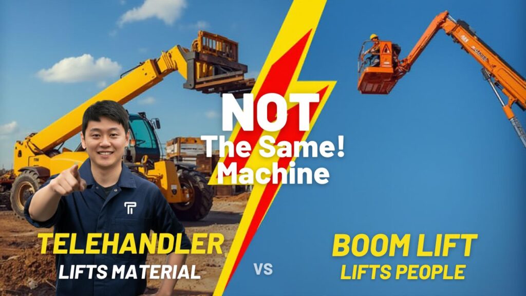 Telehandler vs Boom Lift: What’s the Difference?