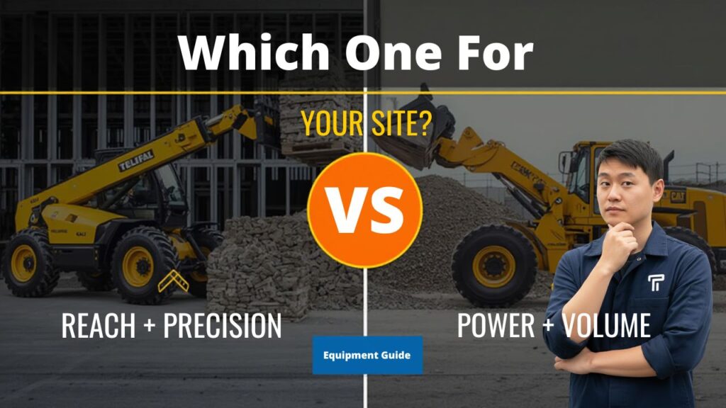 Telehandler vs Wheel Loader: Which Is Better for Material Handling?