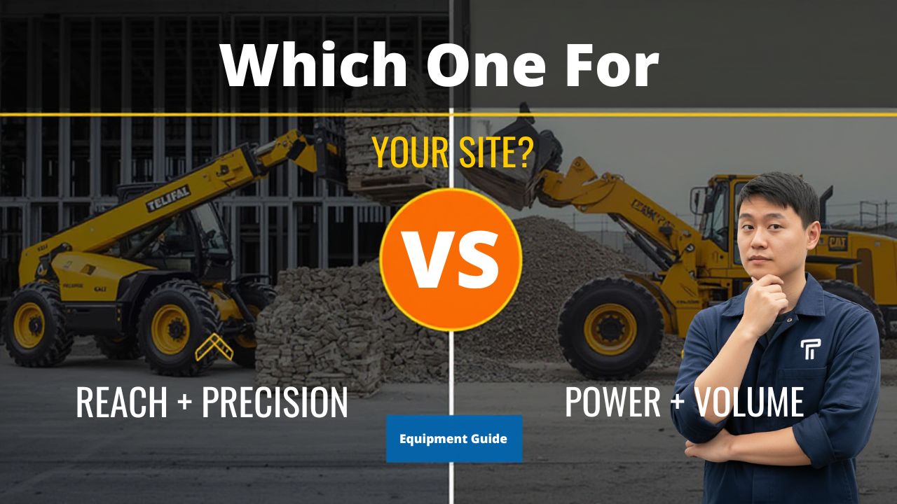 Telehandler vs Wheel Loader: Which Is Better for Material Handling?