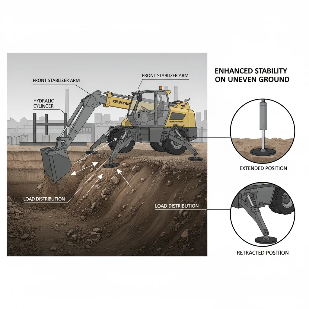 Do Stabilizers Boost Fleet Versatility? – Telehandler Hydraulics Diagram Do Stabilizers Boost Fleet Versatility?
