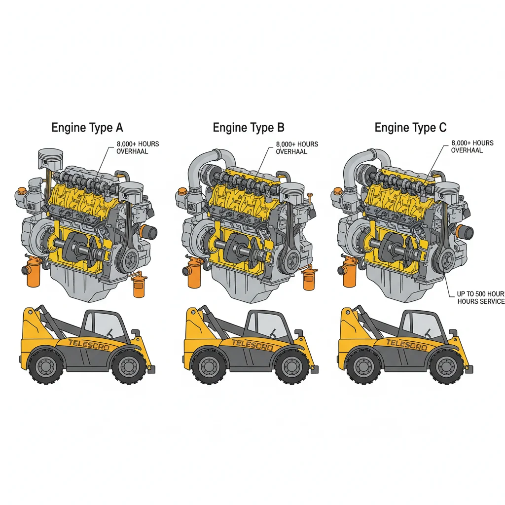 Do Telehandler Engine Brands Impact Total Cost?