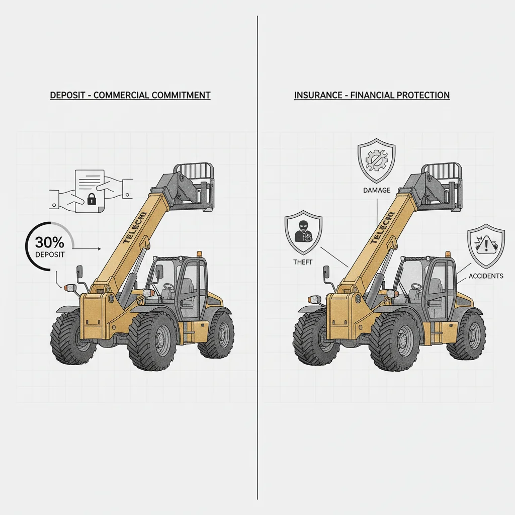 L'assurance remplace-t-elle la caution pour un chariot télescopique ? – Schéma hydraulique d'un chariot télescopique L'assurance remplace-t-elle le dépôt pour un chariot télescopique ?
