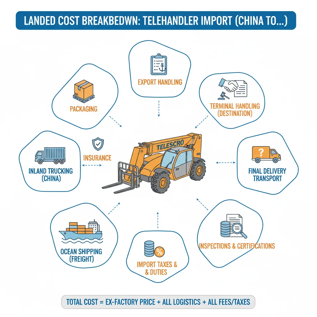 How Calculate Landed Telehandler Cost? – Telehandler Hydraulics Diagram How Calculate Landed Telehandler Cost?