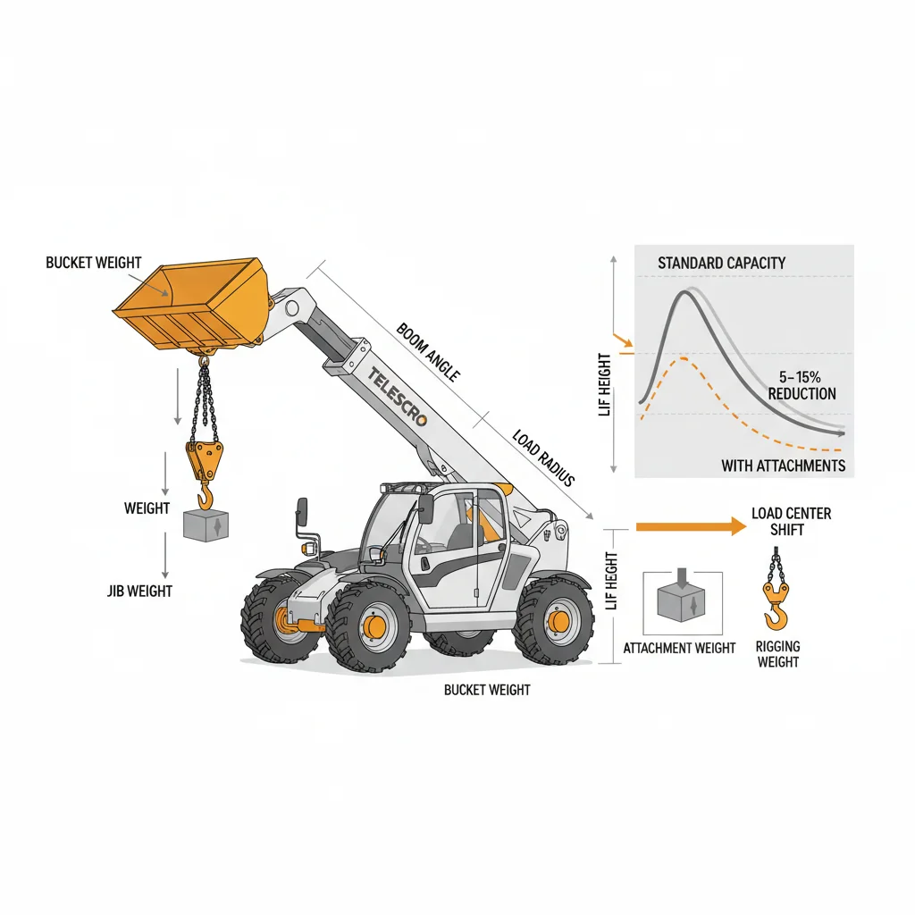 How Do Attachments Affect Capacity? – Telehandler Hydraulics Diagram How Do Attachments Affect Capacity?