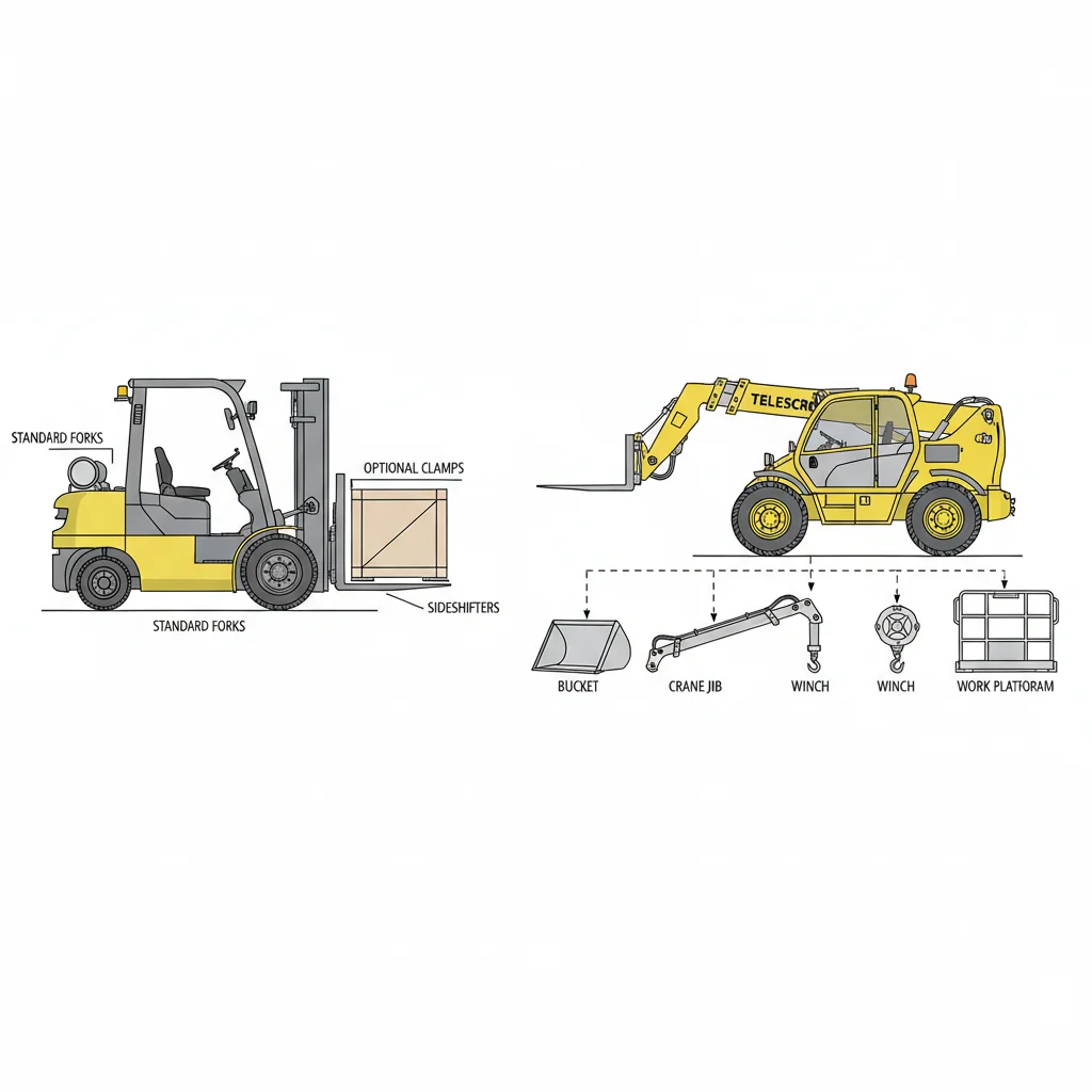 Telehandler vs Forklift: Key Differences Every Buyer Should Know