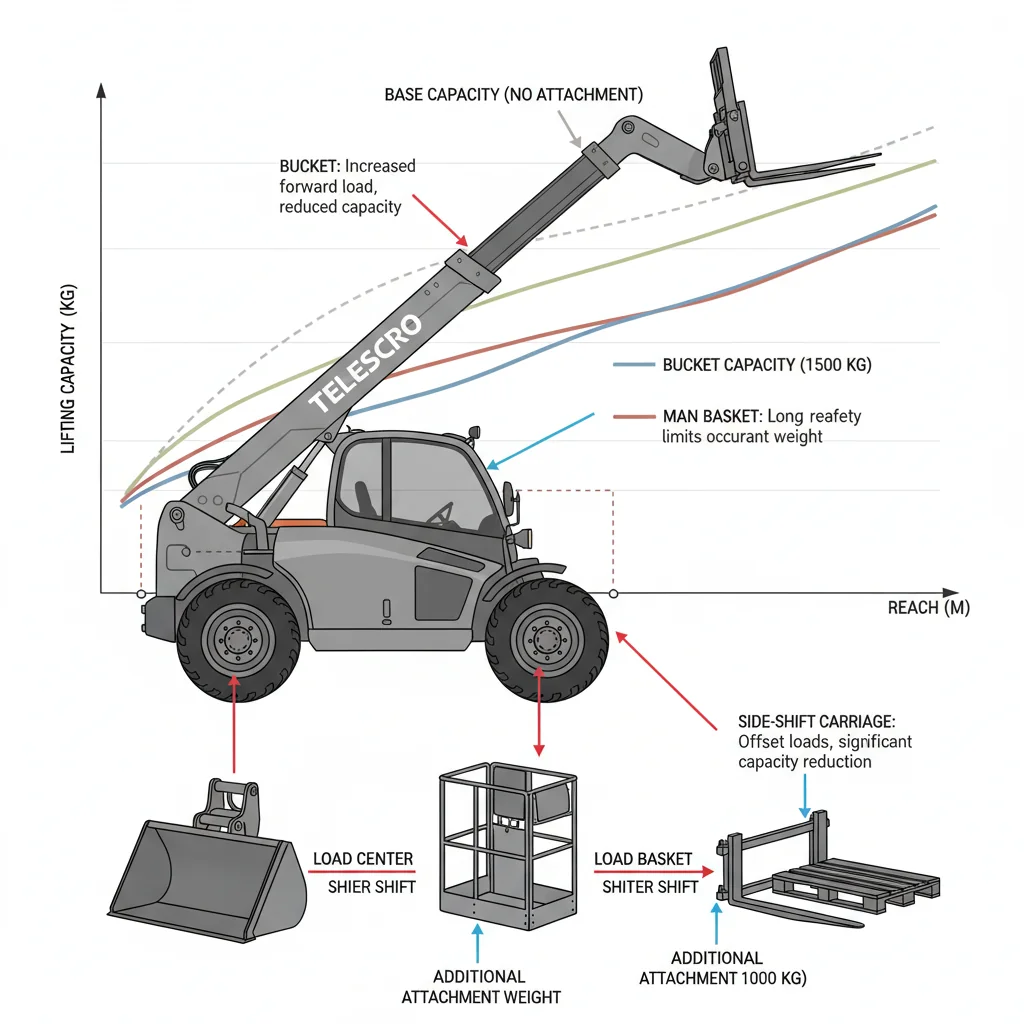 How Do Attachments Impact Capacity? – Telehandler Hydraulics Diagram How Do Attachments Impact Capacity?
