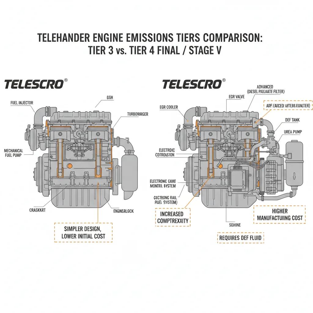 How Do Emissions Tiers Affect Engine Cost?