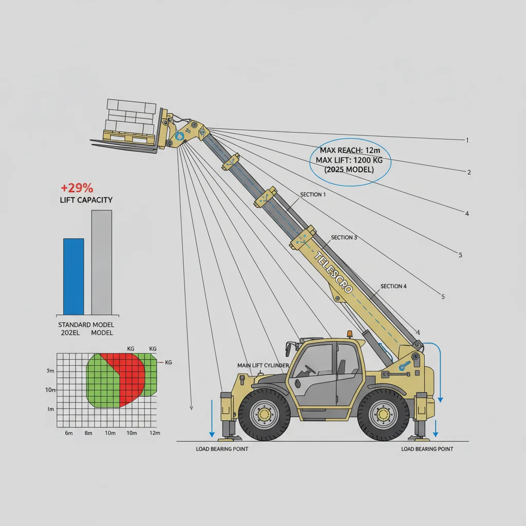 How Do Lift Capacity and Reach Impact Productivity? – Telehandler Hydraulics Diagram How Do Lift Capacity and Reach Impact Productivity?