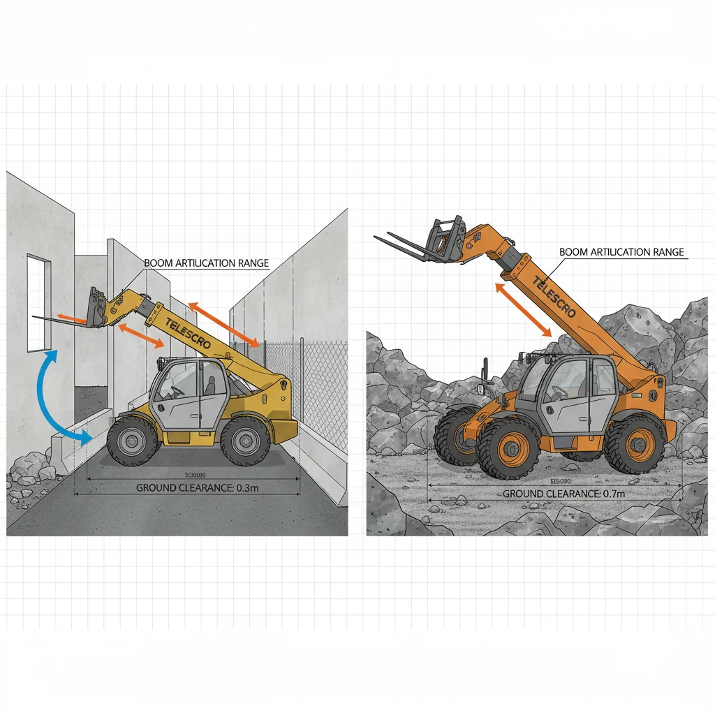 How Do Site Conditions Affect Telehandler Choice?