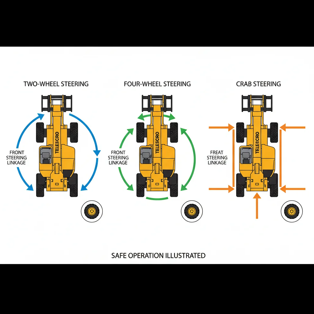 How Do Steering Modes Affect Safety? – Telehandler Hydraulics Diagram How Do Steering Modes Affect Safety?