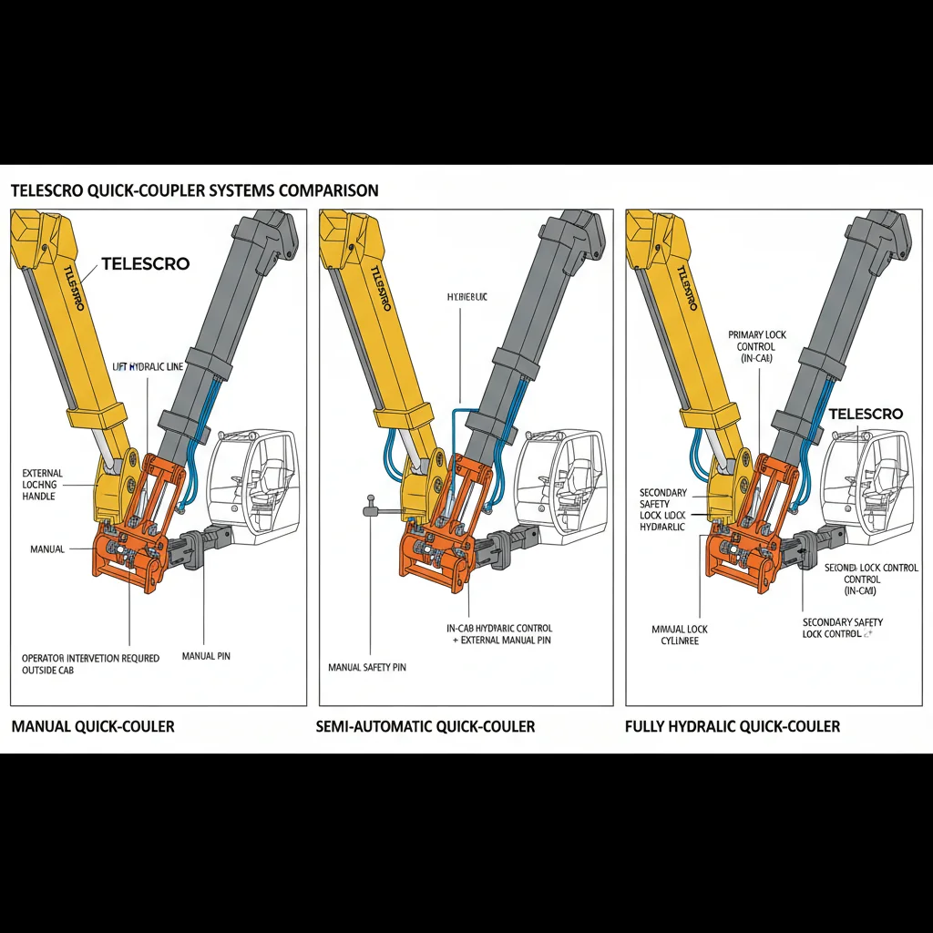 How Do Telehandler Coupler Types Compare?