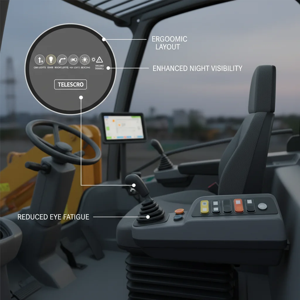 How Do Telehandler Lighting Controls Boost Safety?