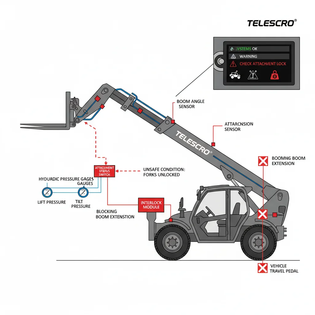 How Do Telehandler Safety Interlocks Operate?