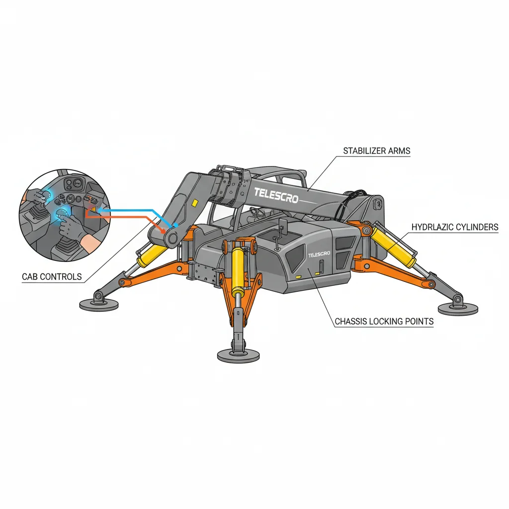 How Do Telehandler Stabilizers Boost Output? – Telehandler Hydraulics Diagram How Do Telehandler Stabilizers Boost Output?