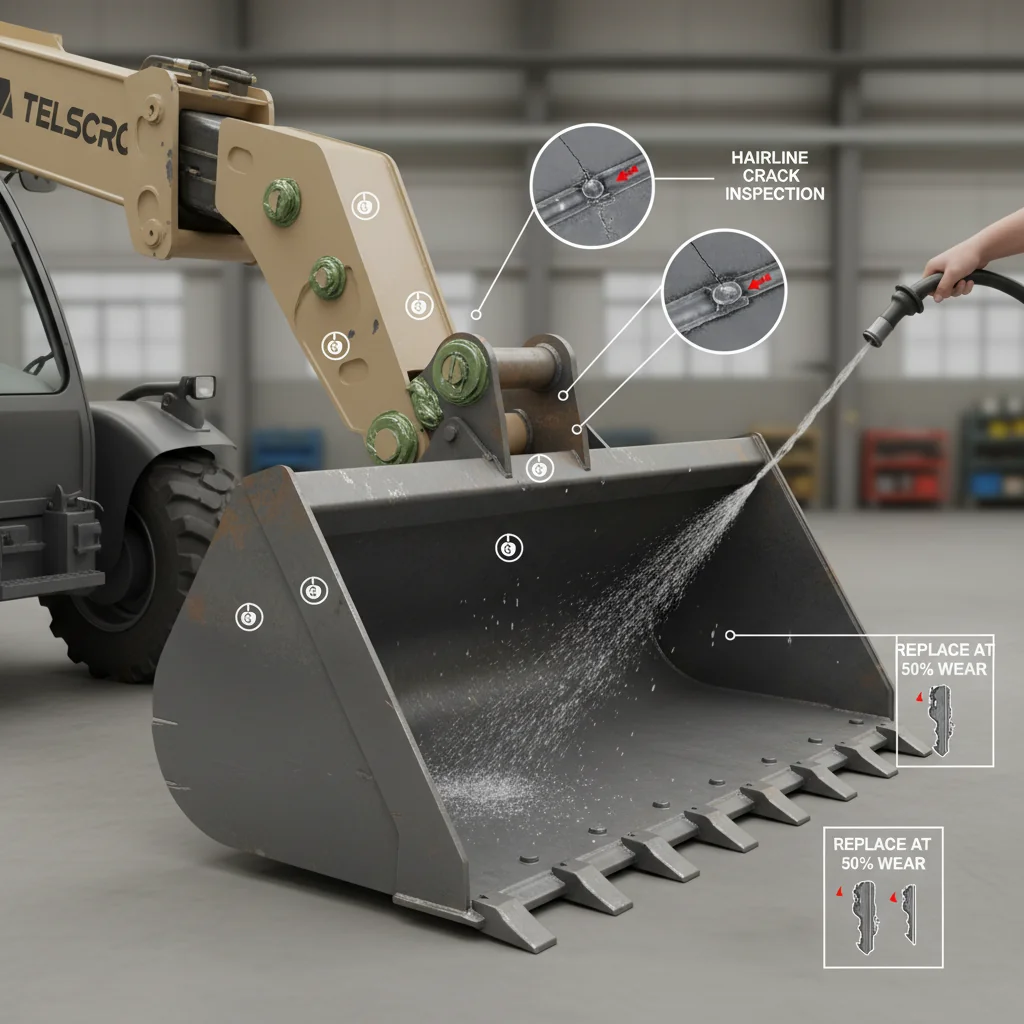 How Do You Maintain Telehandler Buckets?