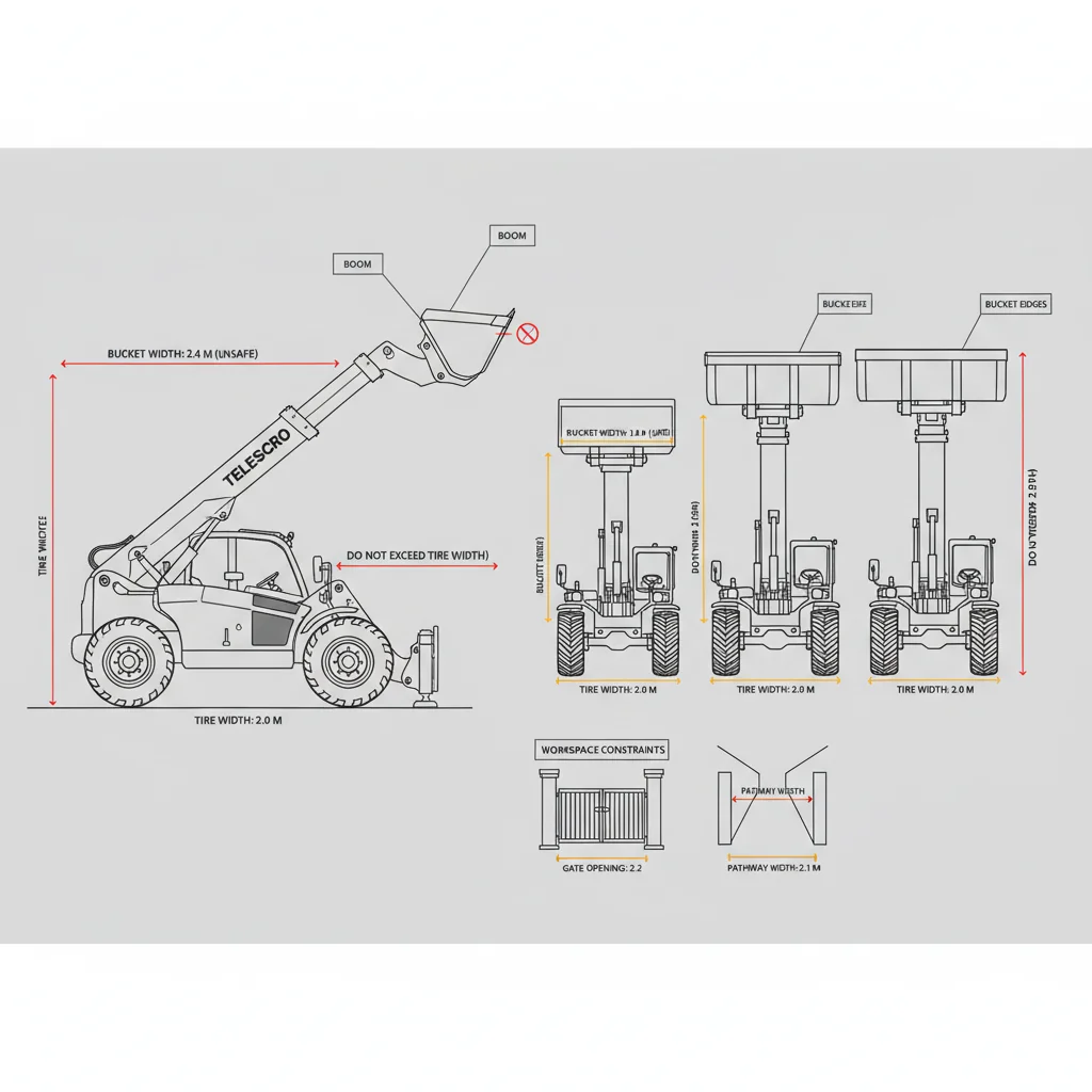 How Do You Select Telehandler Bucket Width?