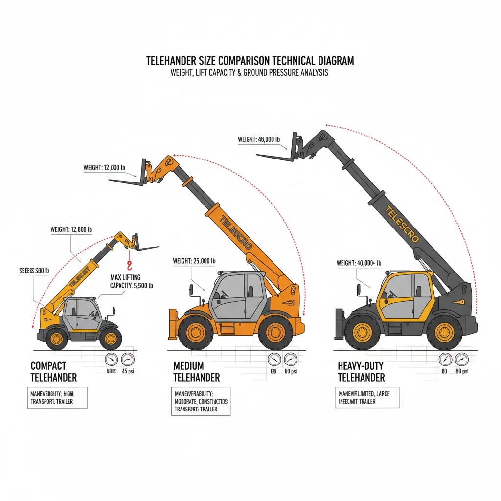 How Does Telehandler Size Affect Capacity? – Telehandler Hydraulics Diagram How Does Telehandler Size Affect Capacity?