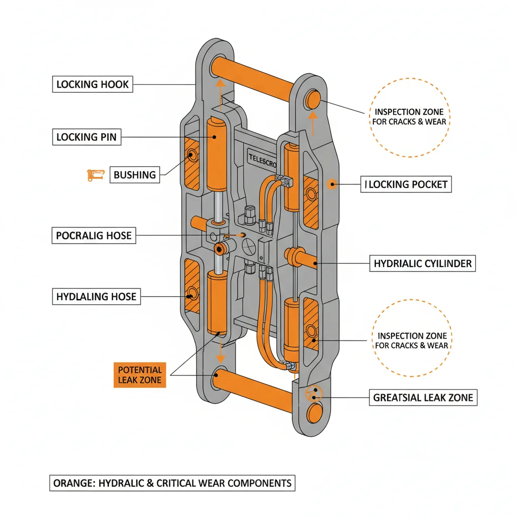How Is Telehandler Quick-Coupler Reliability Maintained?