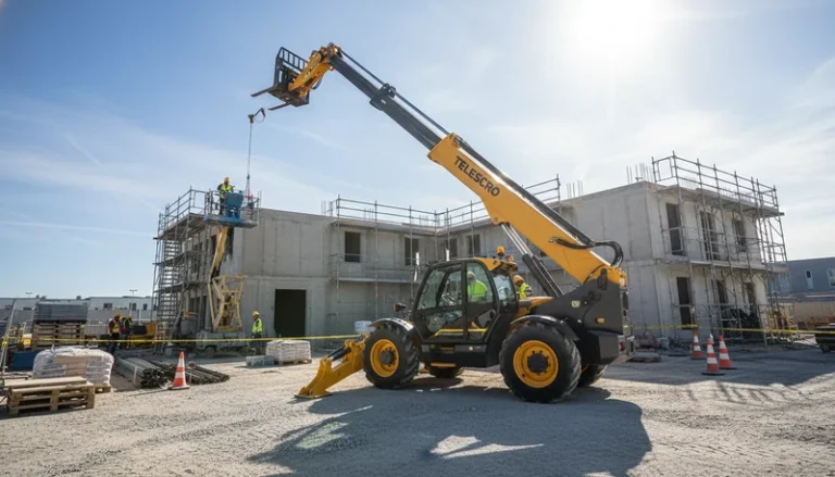 Schéma technique illustrant comment choisir la flèche télescopique adaptée (éviter les erreurs courantes) dans les systèmes hydrauliques des chariots télescopiques.