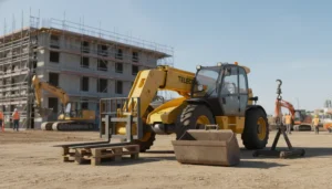 Technical diagram illustrating Popular Telehandler Attachments: Field Guide to Must-Have Tools in telehandler hydraulic systems