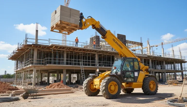 Schéma technique illustrant la différence entre EXW et FOB pour les chariots télescopiques : Guide pratique pour choisir sans commettre d'erreurs coûteuses dans les systèmes hydrauliques des chariots télescopiques