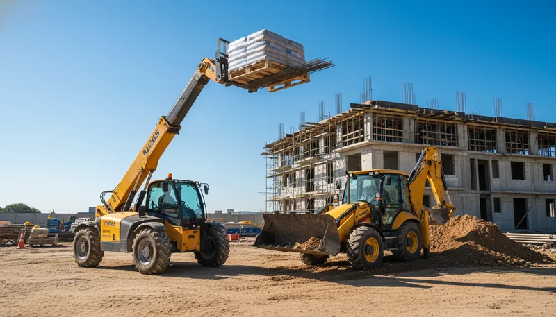 Telehandler vs Backhoe: Field-Tested Key Differences for Smarter Fleet Choices