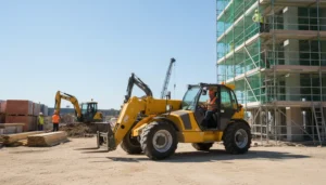 Technical diagram illustrating What Are the Telehandler Steering Modes? Field Engineer’s Guide to Mistake-Free Use in telehandler hydraulic systems
