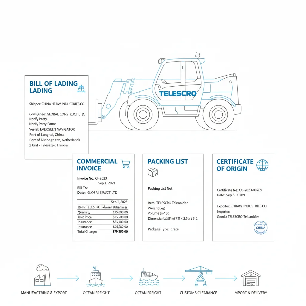 What Documents Ensure Smooth Customs Clearance? – Telehandler Hydraulics Diagram What Documents Ensure Smooth Customs Clearance?
