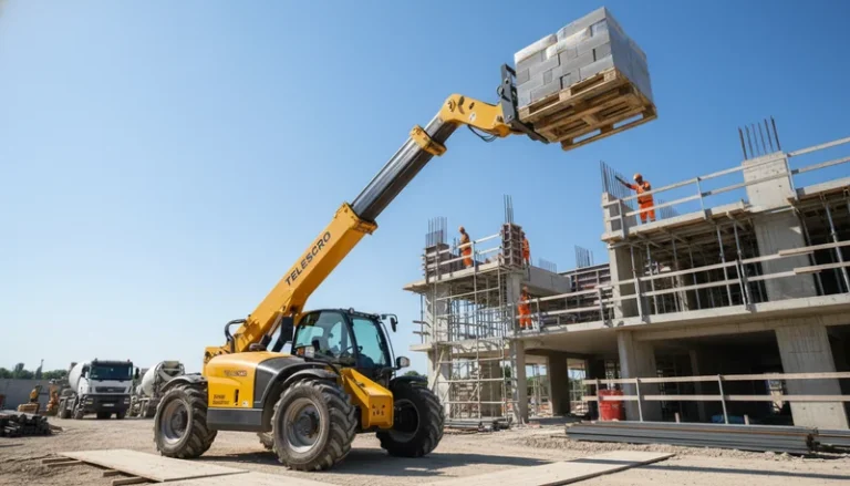 Technical diagram illustrating What Is the Reach of a Telehandler? Field Guide to Lift Limits & Mistakes in telehandler hydraulic systems