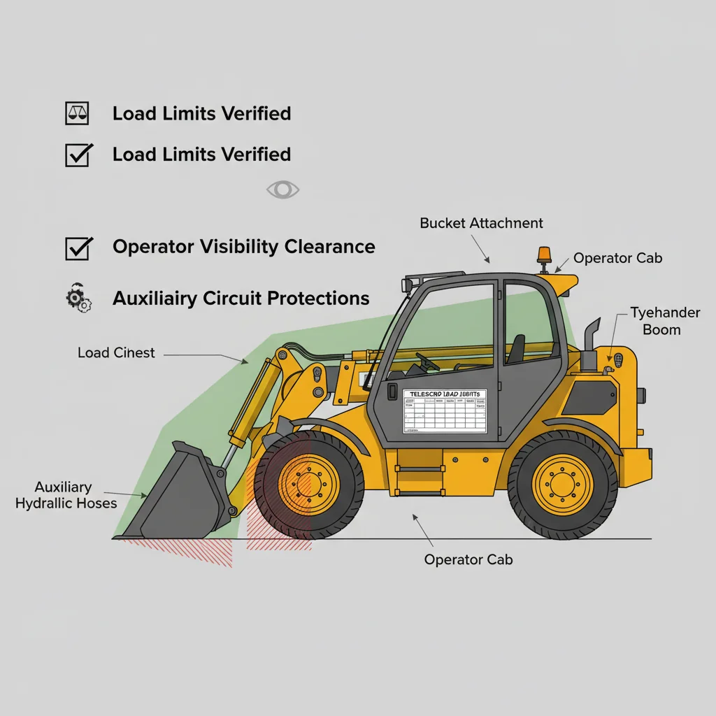 What Safety Checks Apply to Telehandler Buckets?