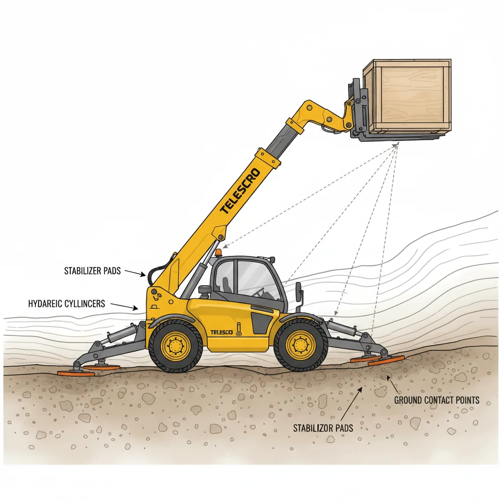 When Are Telehandler Stabilizers Needed? – Telehandler Hydraulics Diagram When Are Telehandler Stabilizer Needed?