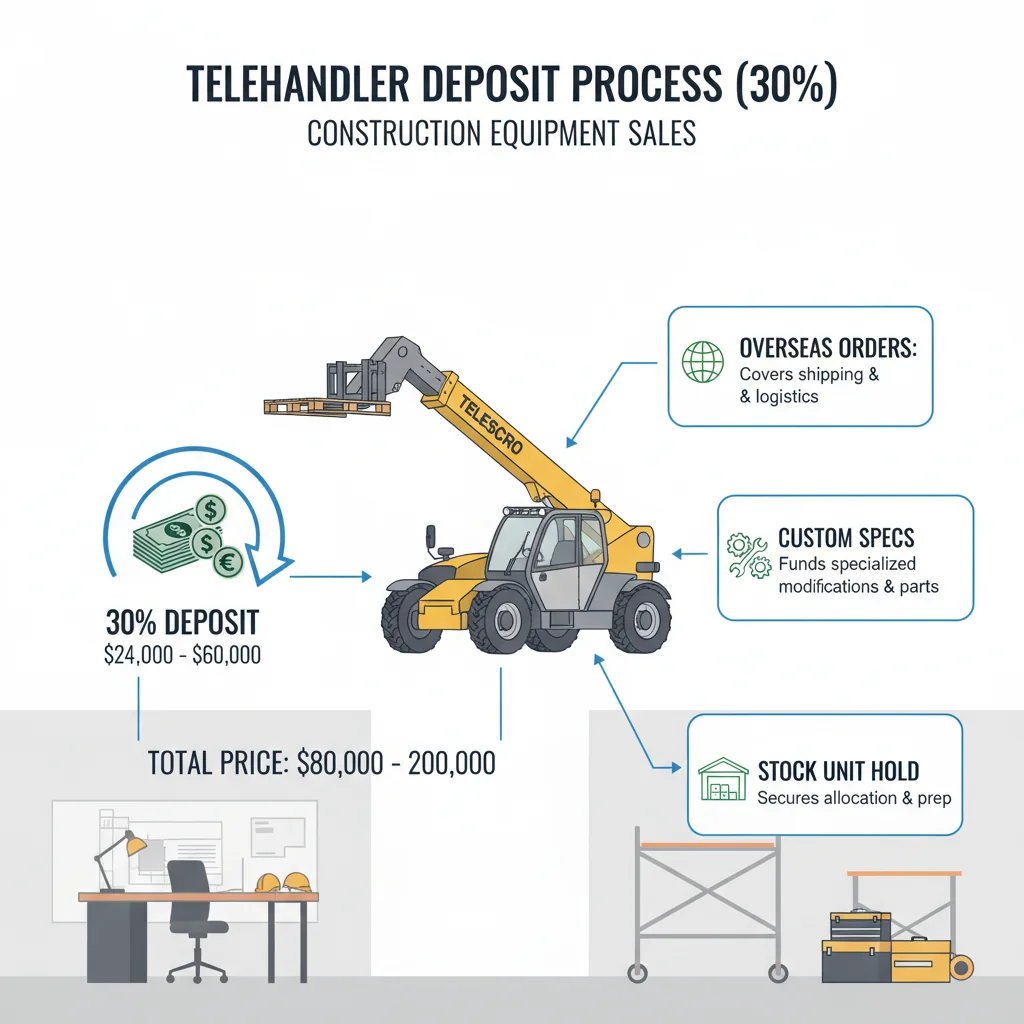 Quand un dépôt de 30% pour chariot télescopique est-il justifié ? – Schéma hydraulique du chariot télescopique Quand un dépôt pour un chariot télescopique 30% est-il justifié ?