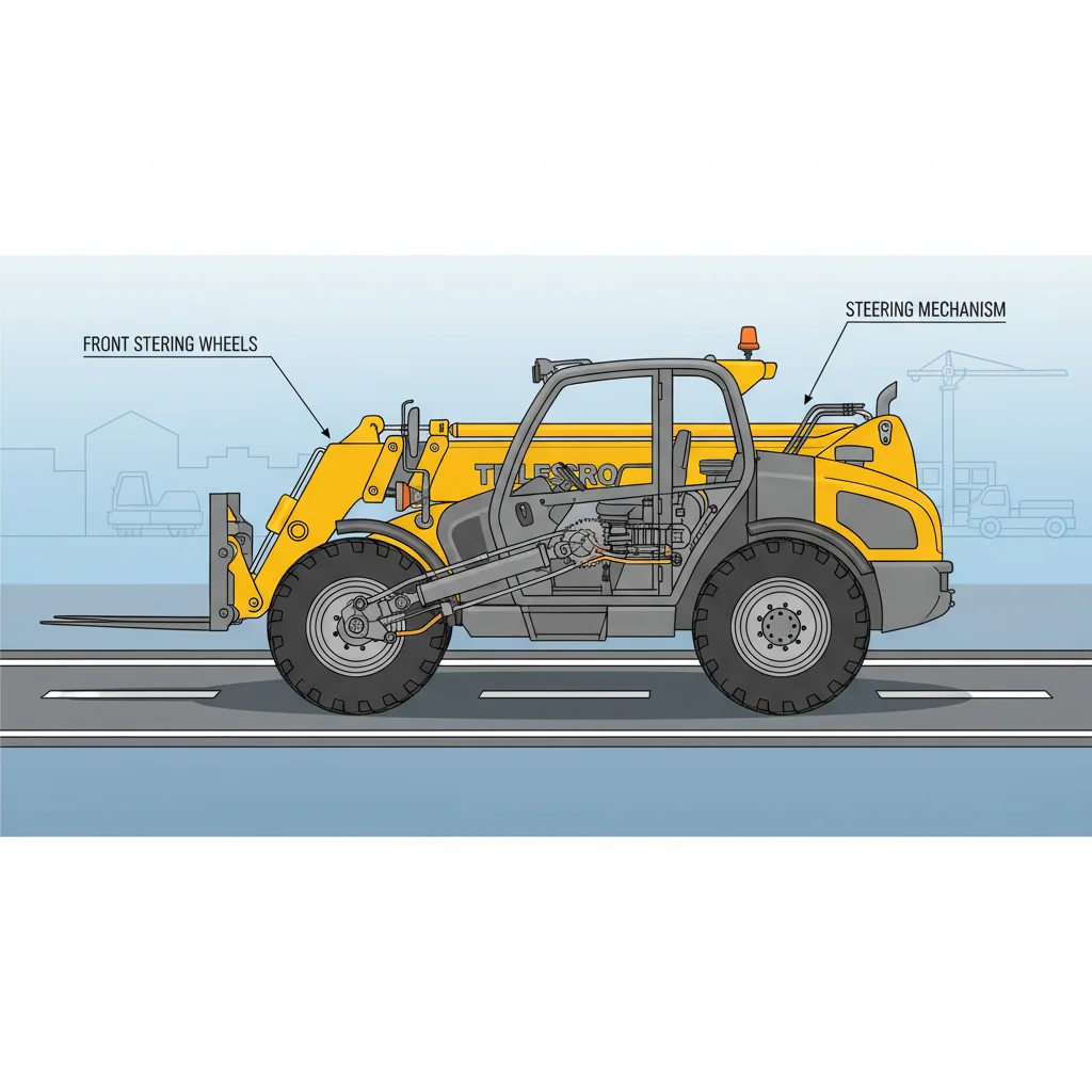 When Use Two-Wheel Steering Mode? – Telehandler Hydraulics Diagram When Use Two-Wheel Steering Mode?