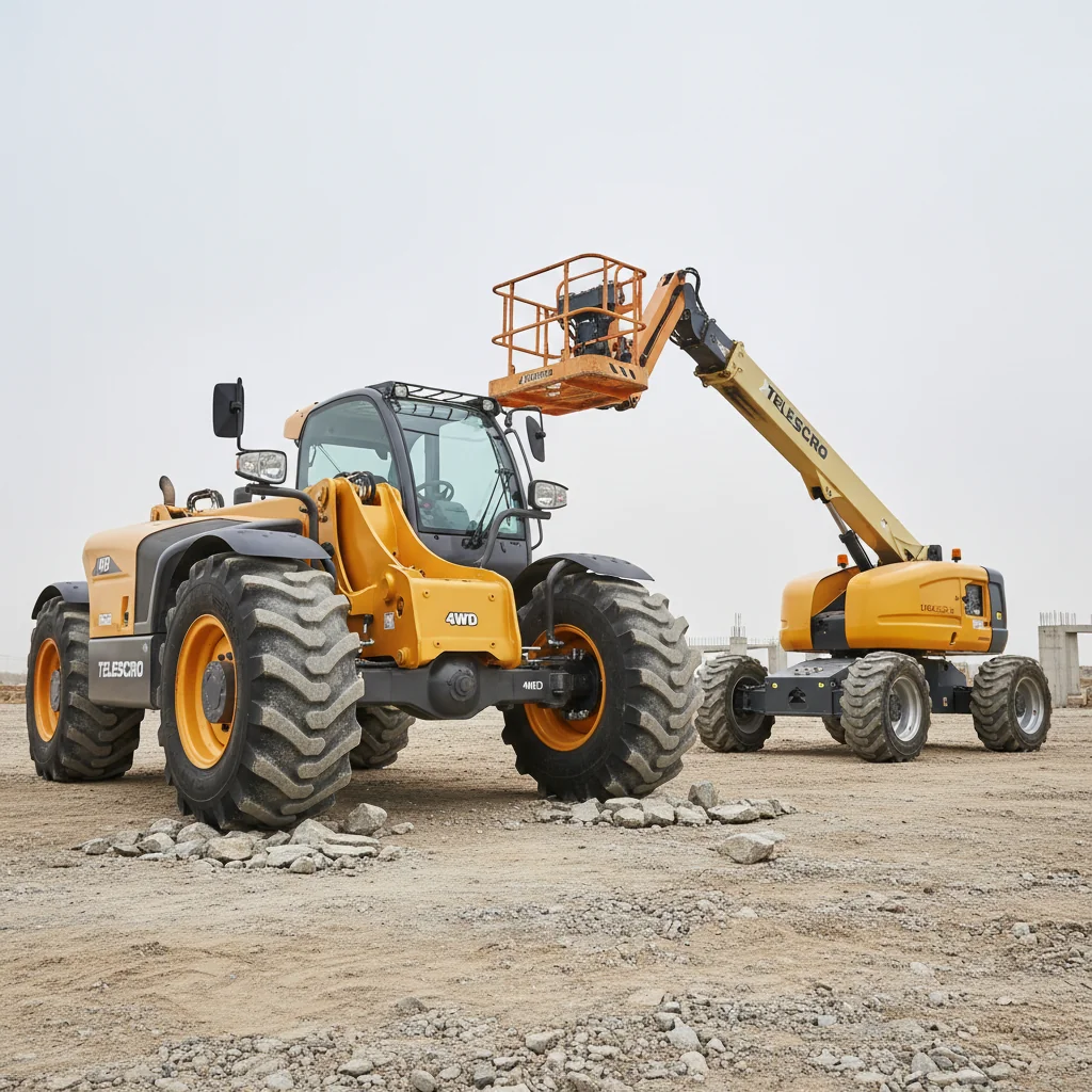 Which machine handles rough terrain best?