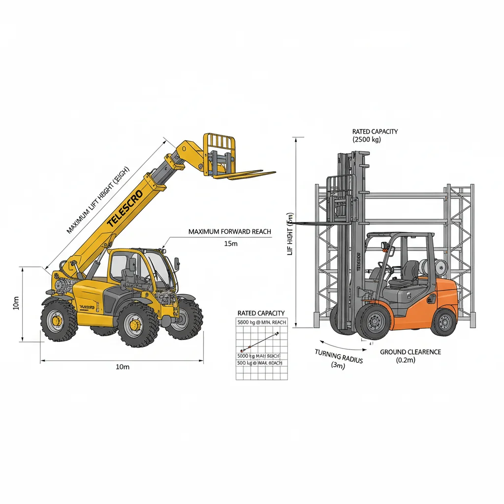 Quelles sont les caractéristiques techniques les plus importantes pour un chariot télescopique ?