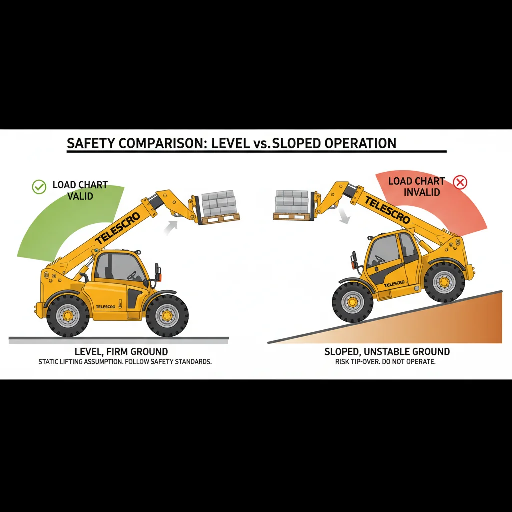 Are telehandler load charts valid on slopes? – Telehandler Hydraulics Diagram Are telehandler load charts valid on slopes?