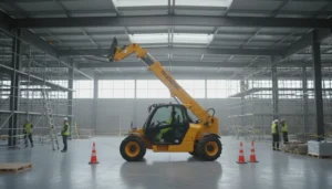 Schéma technique illustrant « Peut-on utiliser un chariot télescopique à l'intérieur ? Guide pratique de sécurité et d'installation testé sur le terrain » dans les systèmes hydrauliques des chariots télescopiques.