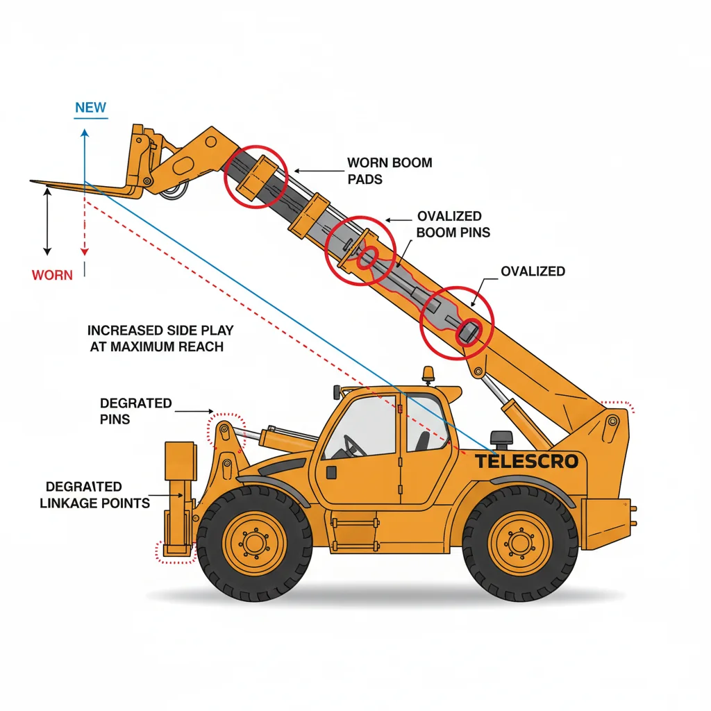 Can Boom Wear Reduce Telehandler Capacity? – Telehandler Hydraulics Diagram Can Boom Wear Reduce Telehandler Capacity?