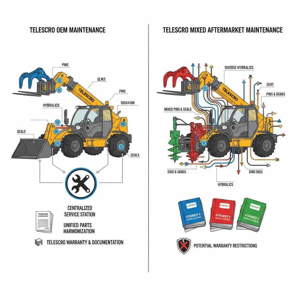 Does attachment source impact telehandler maintenance? – Telehandler Hydraulics Diagram Does attachment source impact telehandler maintenance?