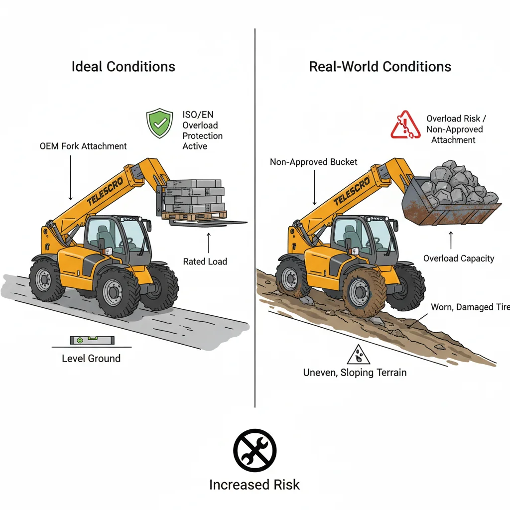 Does Overload Protection Ensure Rated Capacity (Continued)? – Telehandler Hydraulics Diagram Does Overload Protection Ensure Rated Capacity (Continued)?