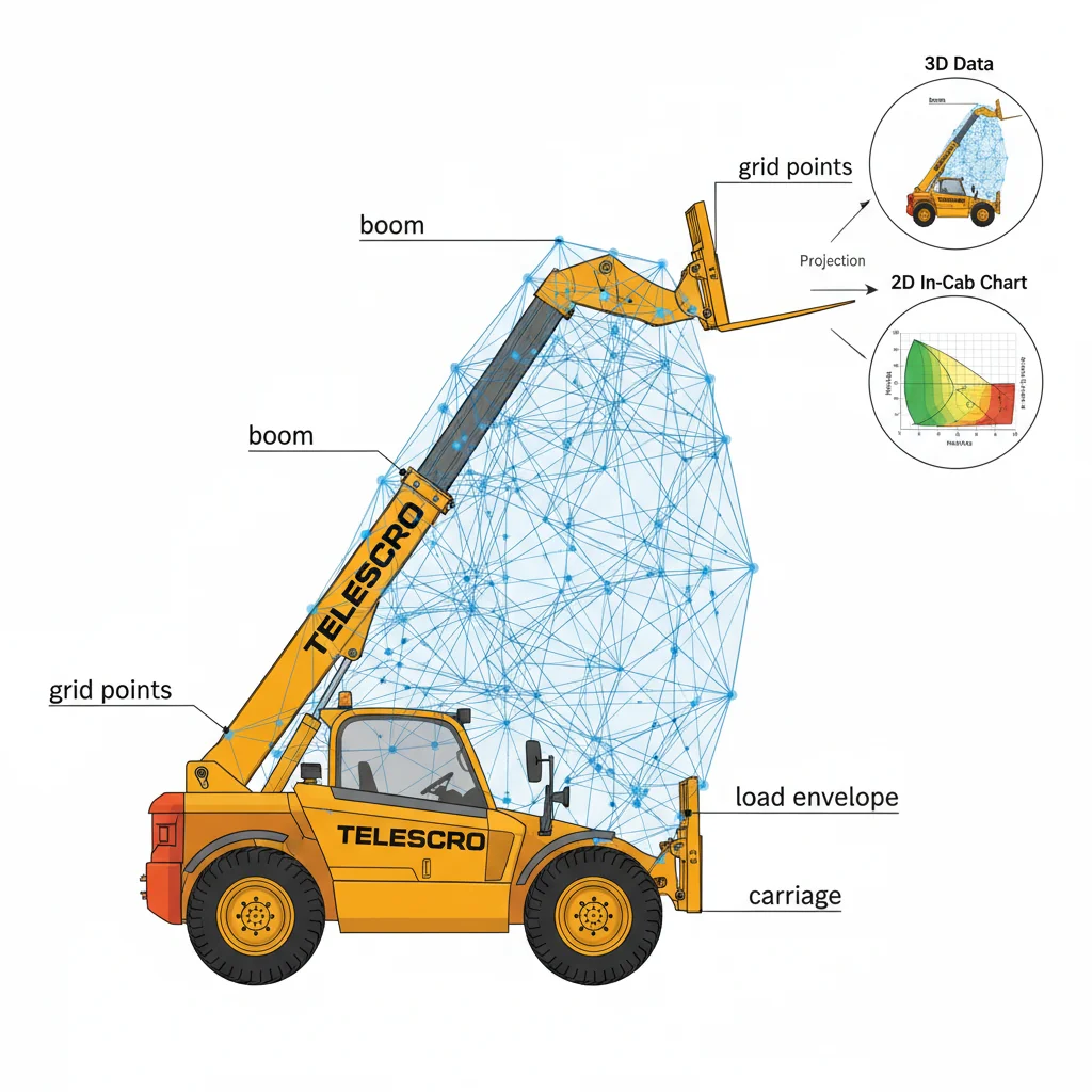 How are telehandler 3D load charts created? – Telehandler Hydraulics Diagram How are telehandler 3D load charts created?