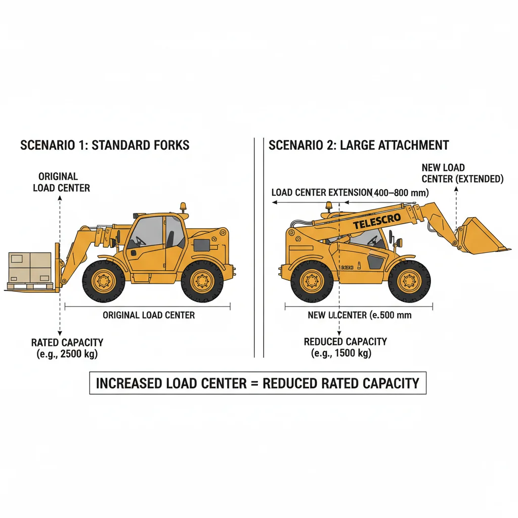 How do attachments affect telehandler load center? – Telehandler Hydraulics Diagram How do attachments affect telehandler load center?