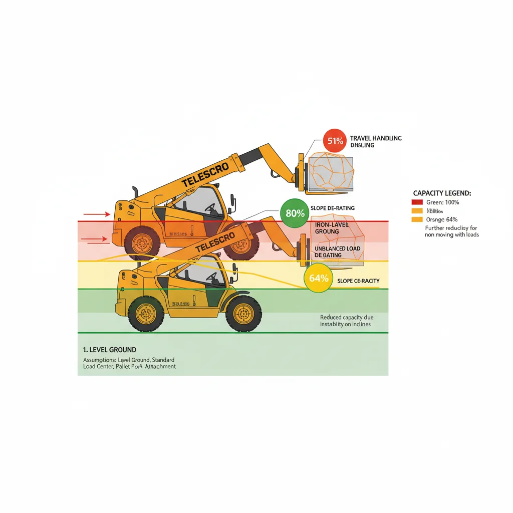 How Do De-rating Rules Adjust Load Charts? – Telehandler Hydraulics Diagram How Do De-rating Rules Adjust Load Charts?