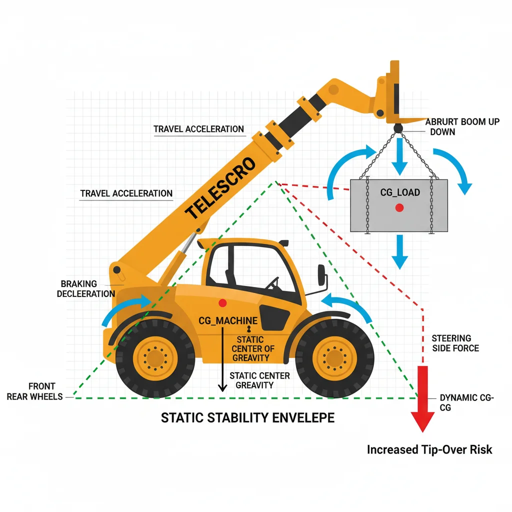 How do dynamic forces trigger telehandler tip-overs? – Telehandler Hydraulics Diagram How do dynamic forces trigger telehandler tip-overs?